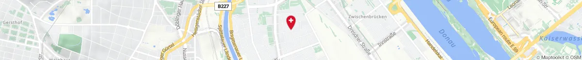 Kartendarstellung des Standorts für Meine Marienapotheke in 1200 Wien